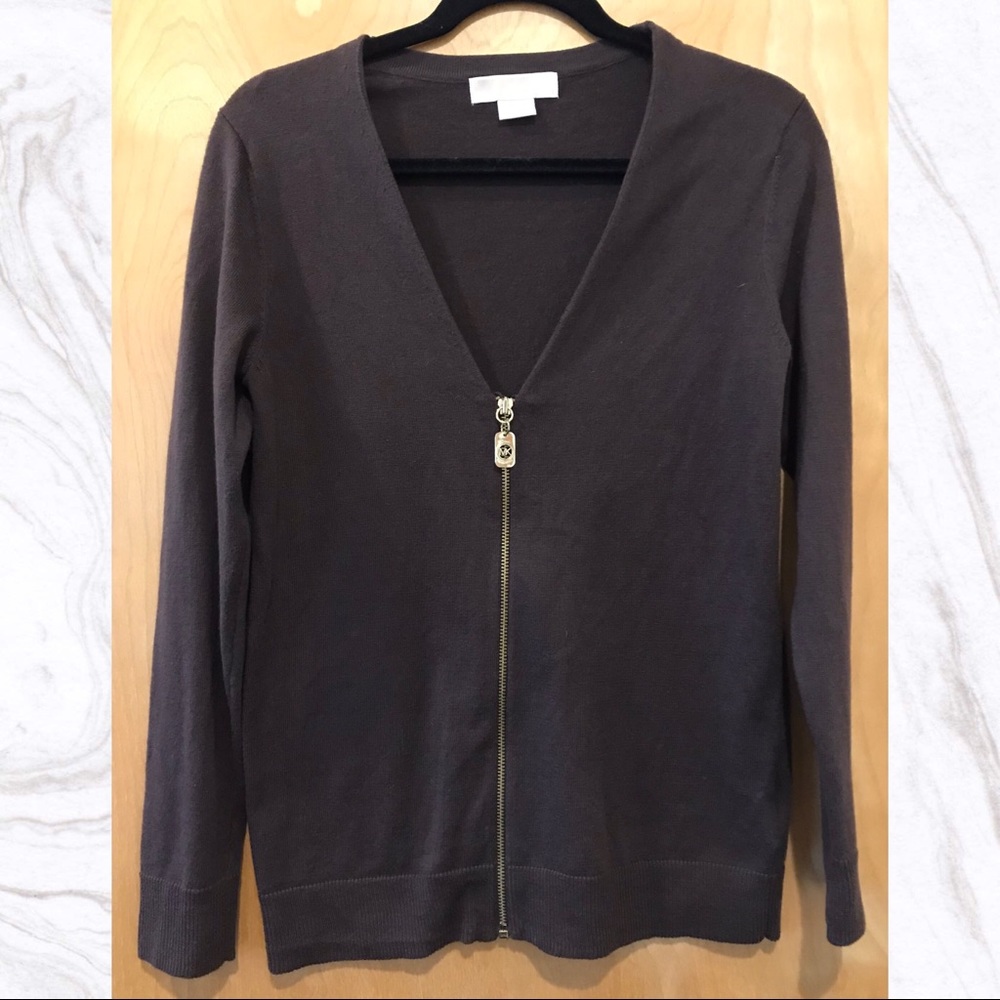Michael Kors Zip Cardigan